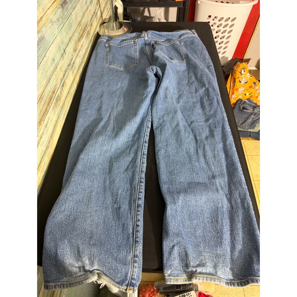 Torrid High-Rise Baggy Straight Jeans 16R Blue Excellent Classic Denim 148862‎ - Picture 5 of 5